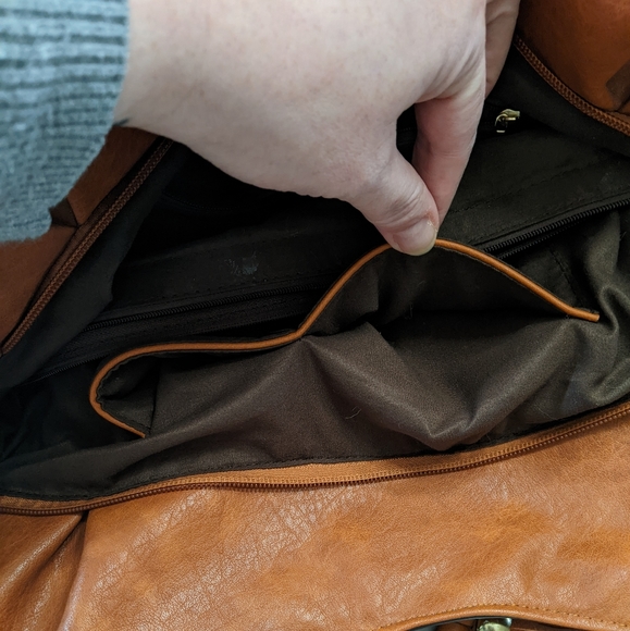 Brown Faux Leather Purse - Picture 13 of 16